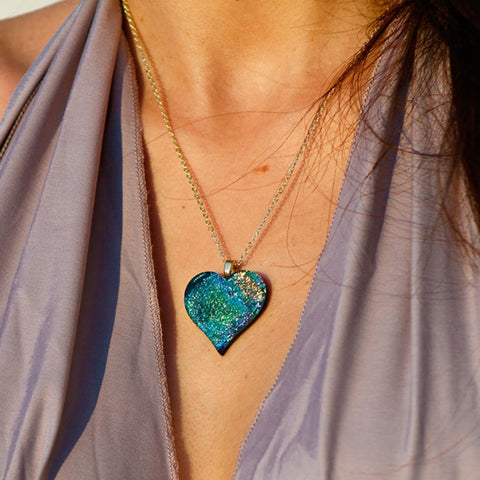 Galactic Heart Necklace